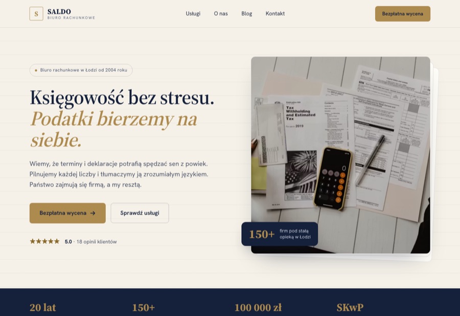 Strona internetowa biuro-rachunkowe-lodz.pl, Biuro rachunkowe · Łódź